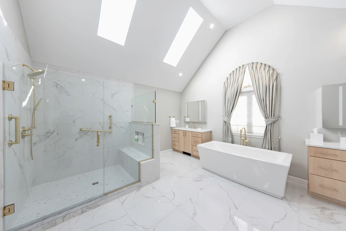 A Modern Bathroom Remodel in Clarks Summit, PA, photograph 3