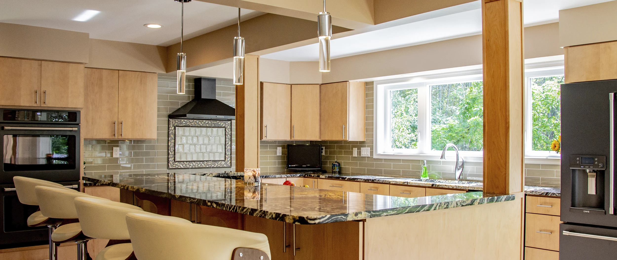An Open-Concept Kitchen in South Abington Township, PA