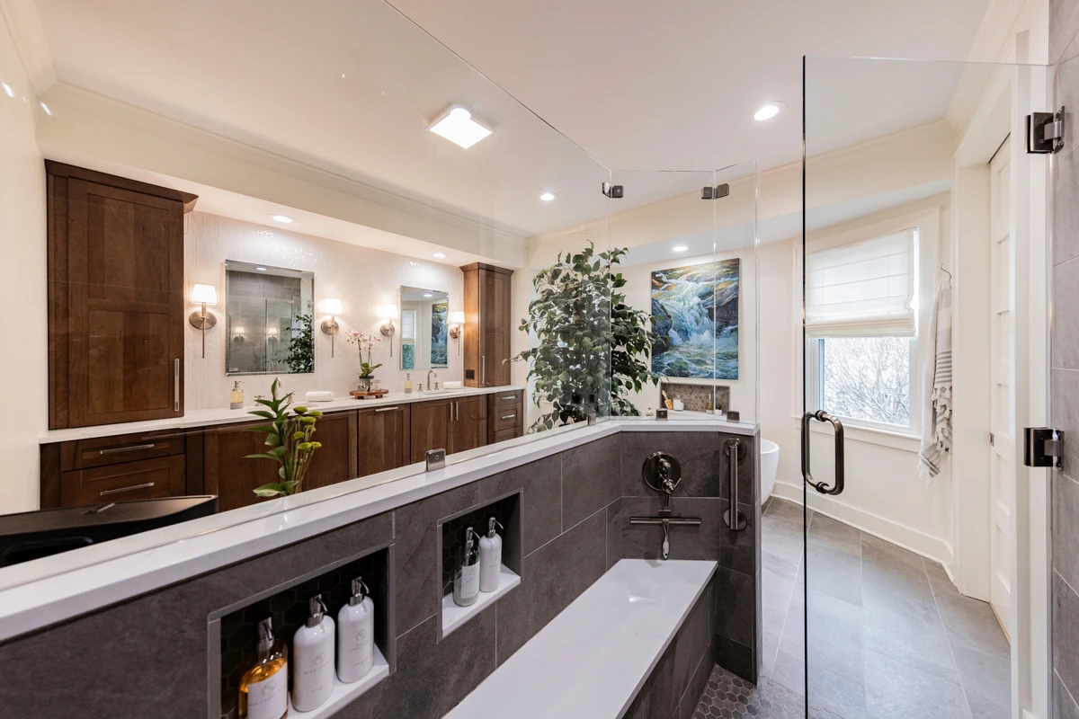 A Spa-Inspired Bathroom Built from Scratch in Trucksville, PA, photograph 3