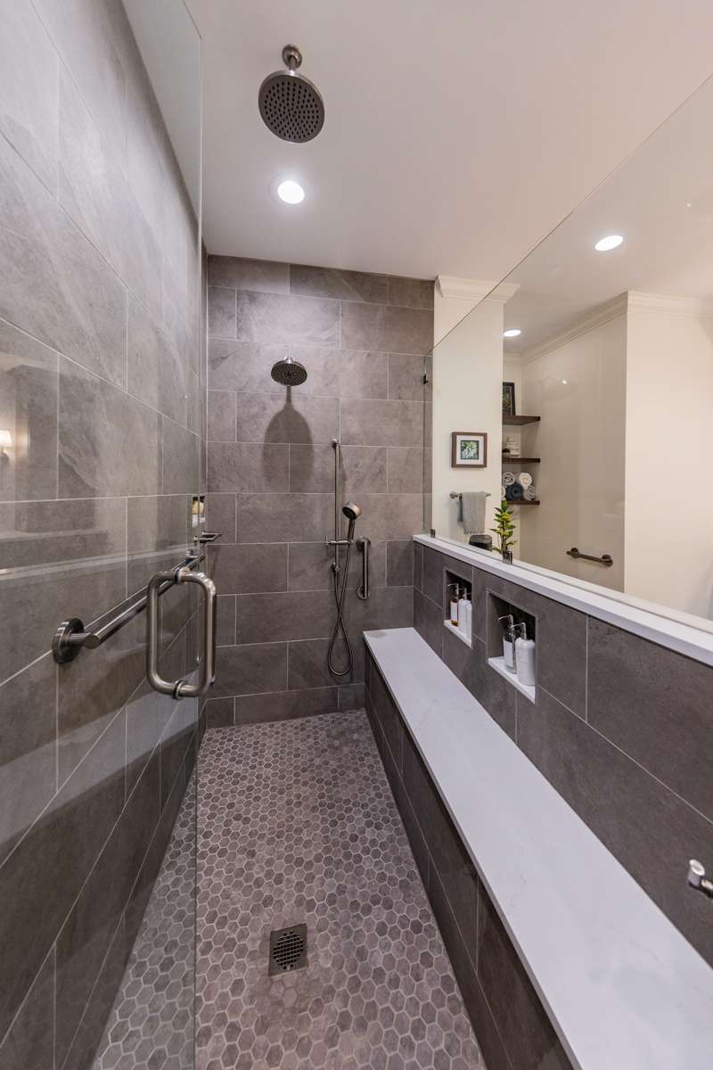 A Spa-Inspired Bathroom Built from Scratch in Trucksville, PA, photograph 6