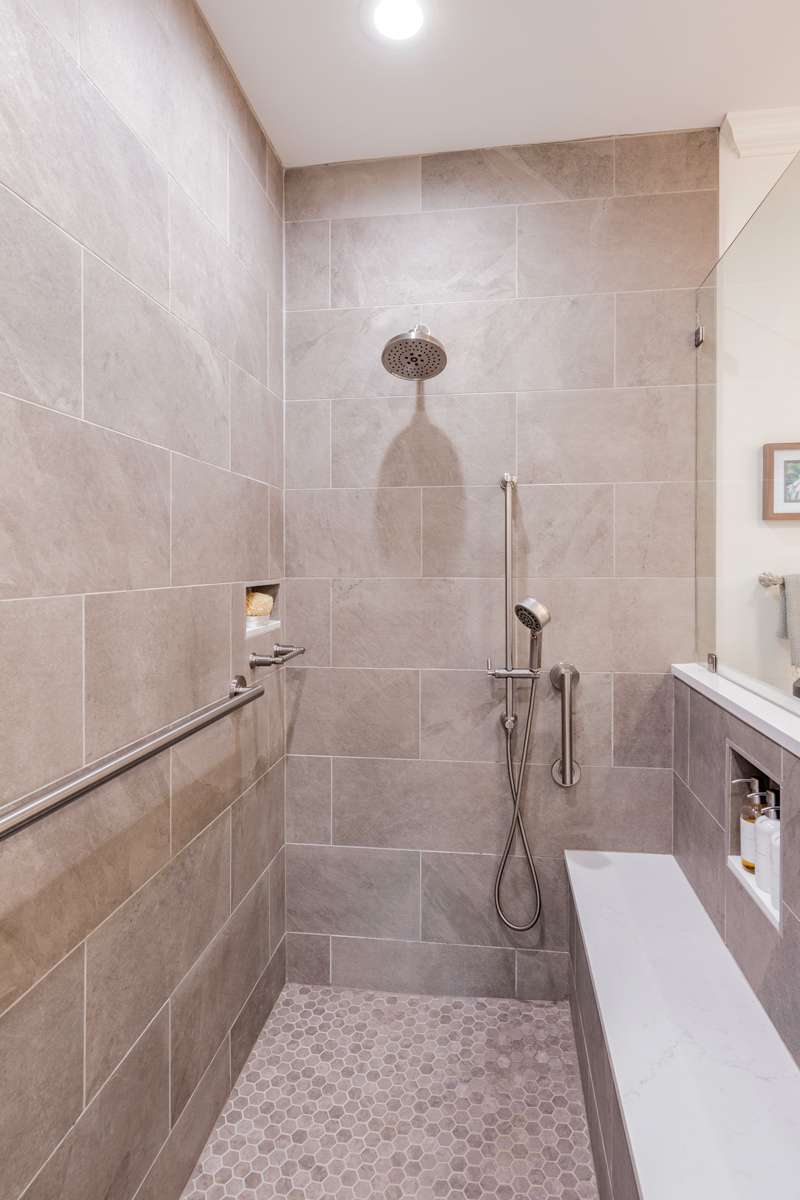 A Spa-Inspired Bathroom Built from Scratch in Trucksville, PA, photograph 7
