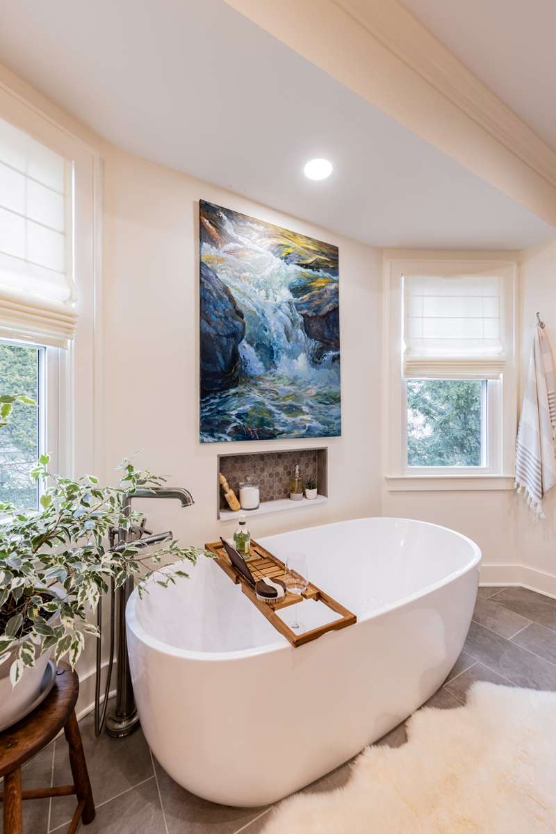 A Spa-Inspired Bathroom Built from Scratch in Trucksville, PA, photograph 8