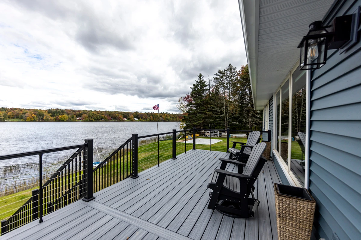 A Poyntelle, PA Lake Home Remodel, photograph 3