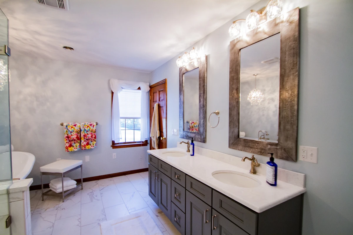 A Modern Bathroom Remodel in Scranton, PA, photograph 2