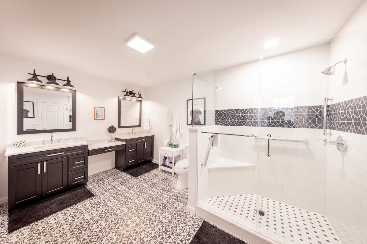 Functional Bathroom & Hidden Laundry Remodel in Abington Township, PA, photograph 2