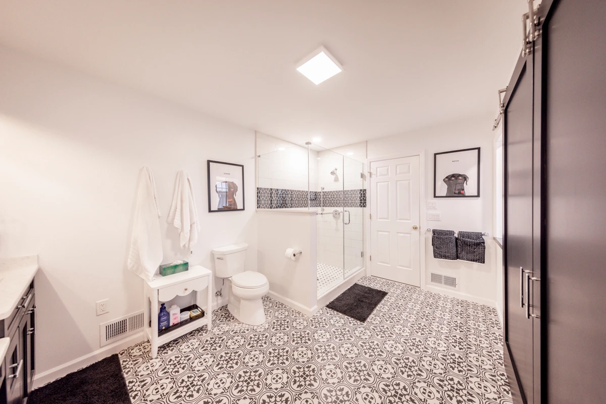 Functional Bathroom & Hidden Laundry Remodel in Abington Township, PA, photograph 3
