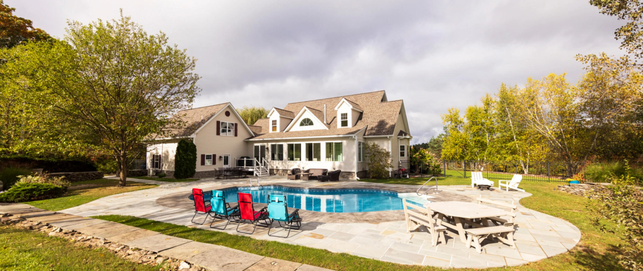 A Pool & Outdoor Entertaining Area in Clarks Summit, PA