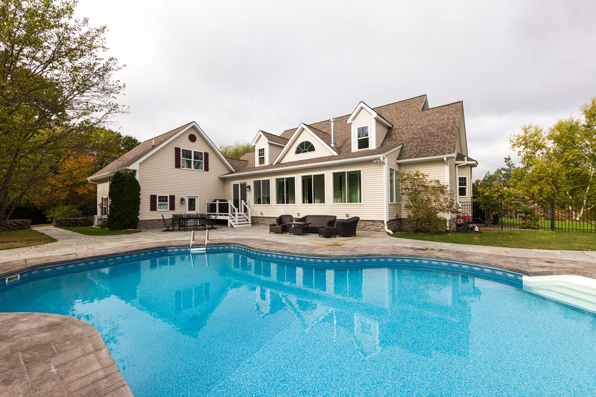 A Pool & Outdoor Entertaining Area in Clarks Summit, PA, photograph 2