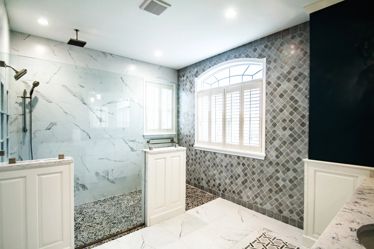 Spa-Inspired Bathroom Remodel with Oversized Walk-In Shower in Clarks Summit, PA, photograph 2