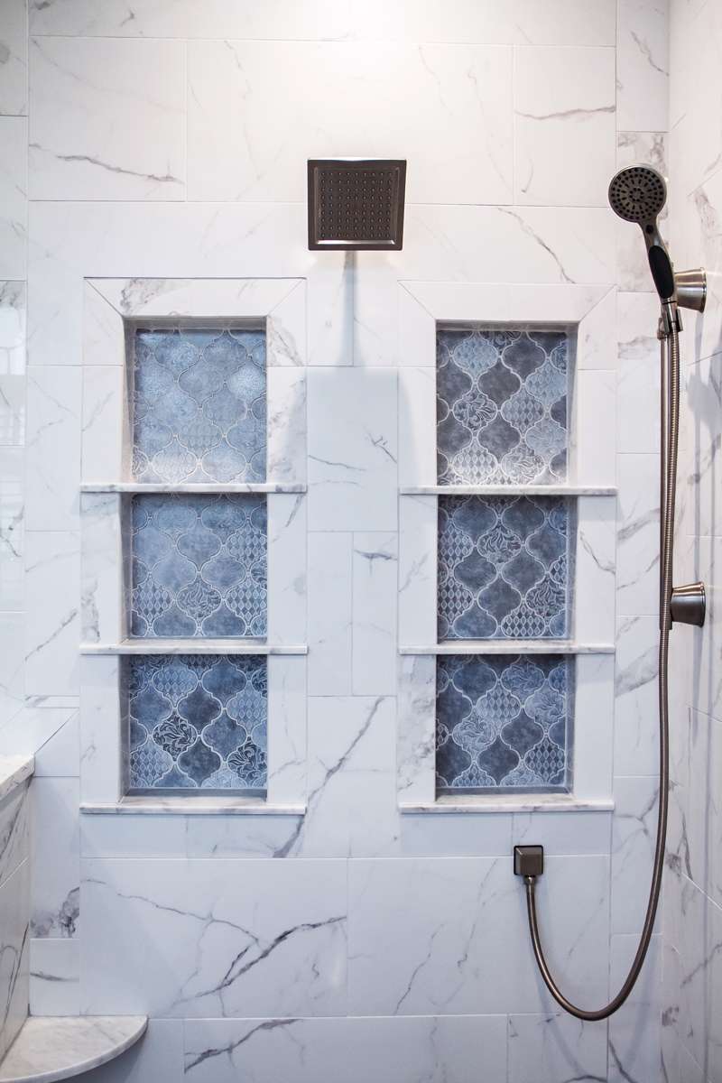 Spa-Inspired Bathroom Remodel with Oversized Walk-In Shower in Clarks Summit, PA, photograph 5