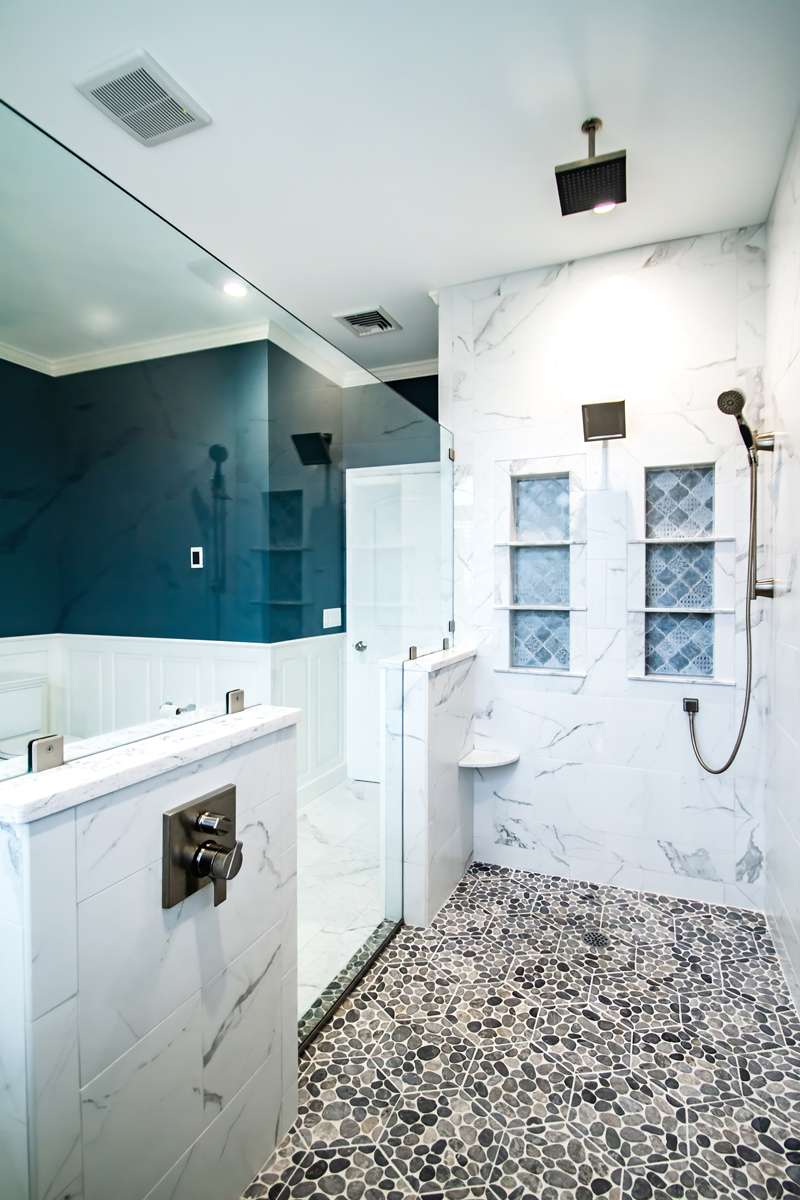 Spa-Inspired Bathroom Remodel with Oversized Walk-In Shower in Clarks Summit, PA, photograph 6