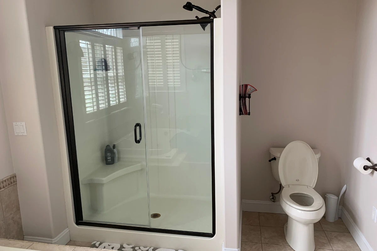 Spa-Inspired Bathroom Remodel with Oversized Walk-In Shower in Clarks Summit, PA, photograph 9